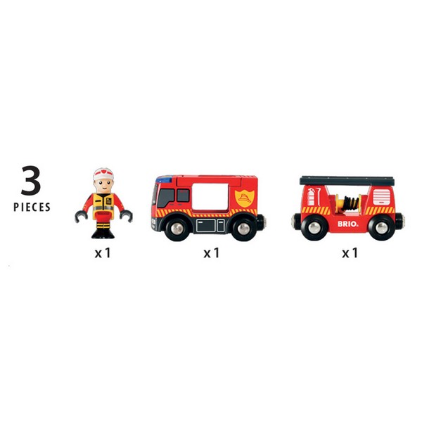 Продукт Brio пожарен камион играчка  - 0 - BG Hlapeta